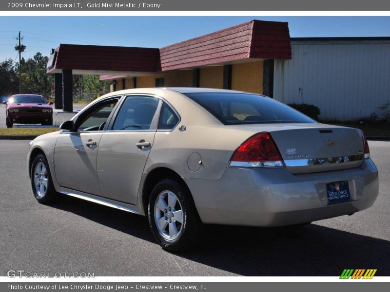 Gold Mist Metallic / Ebony 2009 Chevrolet Impala LT