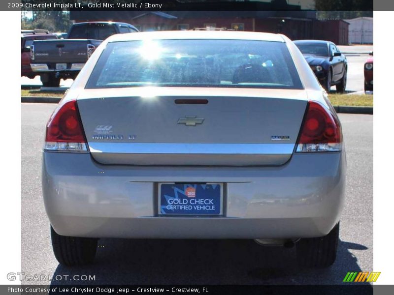 Gold Mist Metallic / Ebony 2009 Chevrolet Impala LT