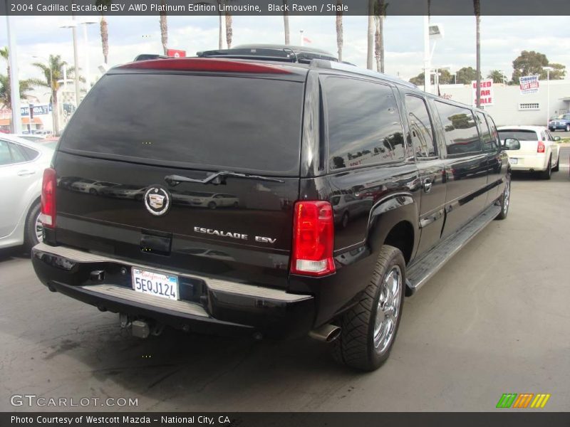Black Raven / Shale 2004 Cadillac Escalade ESV AWD Platinum Edition Limousine