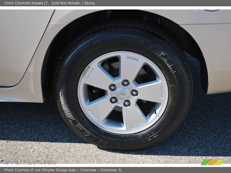 Gold Mist Metallic / Ebony 2009 Chevrolet Impala LT