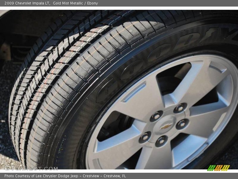 Gold Mist Metallic / Ebony 2009 Chevrolet Impala LT