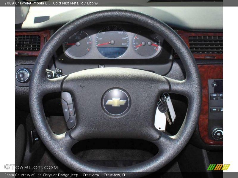 Gold Mist Metallic / Ebony 2009 Chevrolet Impala LT