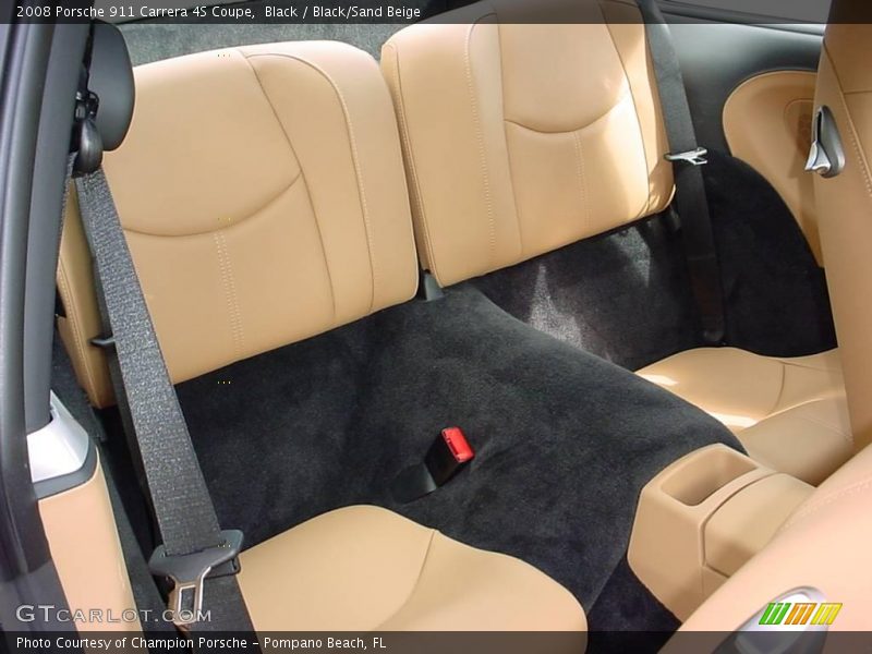 Black / Black/Sand Beige 2008 Porsche 911 Carrera 4S Coupe