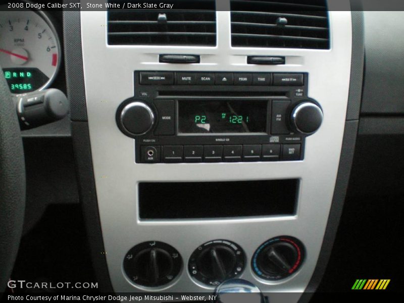 Stone White / Dark Slate Gray 2008 Dodge Caliber SXT