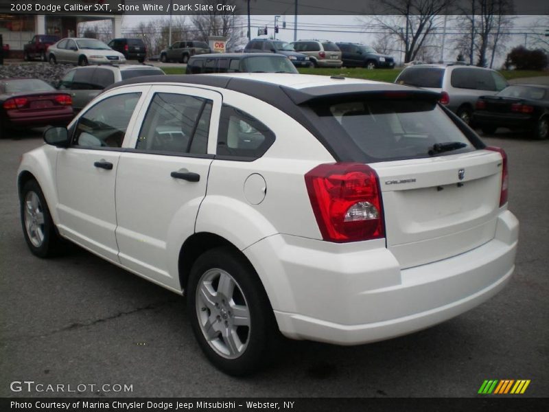 Stone White / Dark Slate Gray 2008 Dodge Caliber SXT