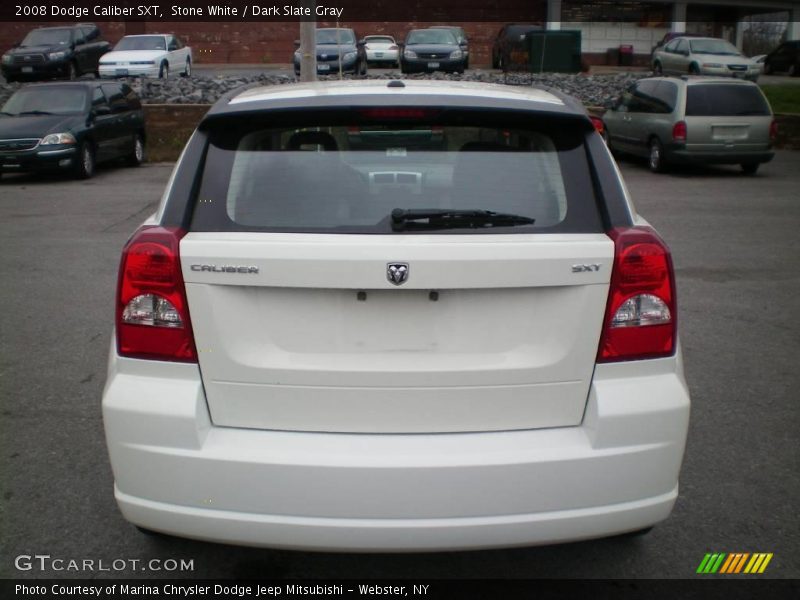 Stone White / Dark Slate Gray 2008 Dodge Caliber SXT