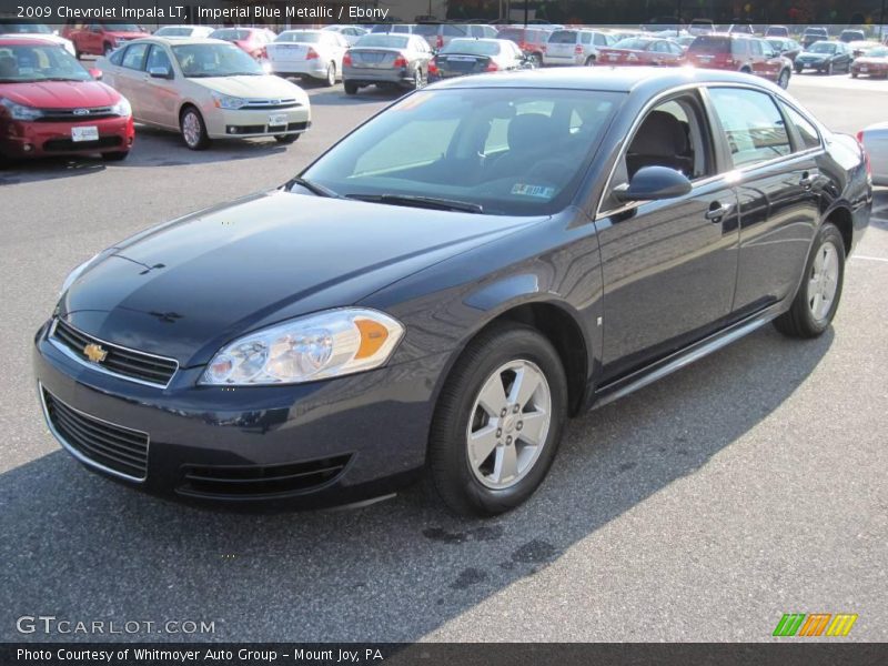 Imperial Blue Metallic / Ebony 2009 Chevrolet Impala LT
