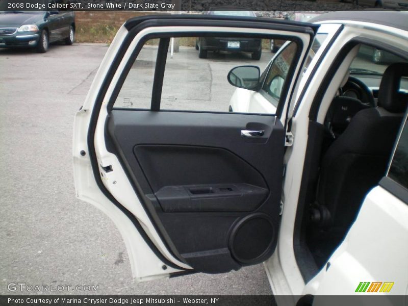 Stone White / Dark Slate Gray 2008 Dodge Caliber SXT