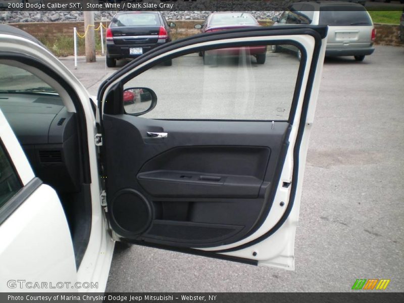 Stone White / Dark Slate Gray 2008 Dodge Caliber SXT