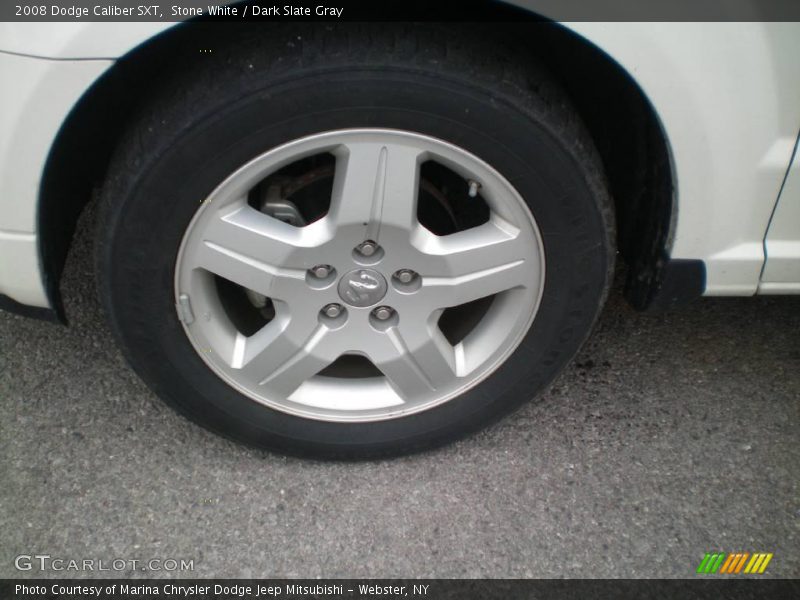 Stone White / Dark Slate Gray 2008 Dodge Caliber SXT