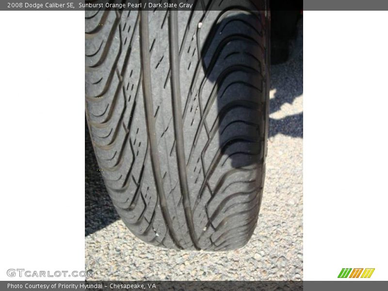 Sunburst Orange Pearl / Dark Slate Gray 2008 Dodge Caliber SE