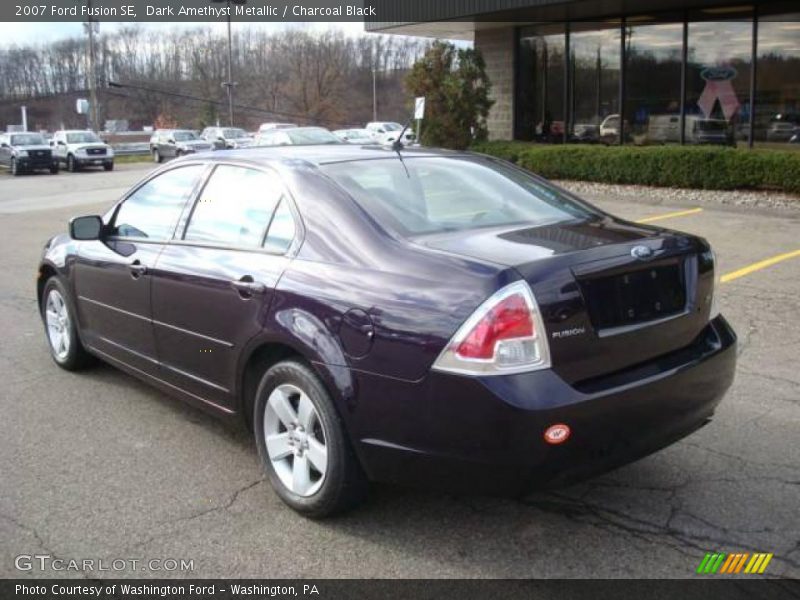Dark Amethyst Metallic / Charcoal Black 2007 Ford Fusion SE