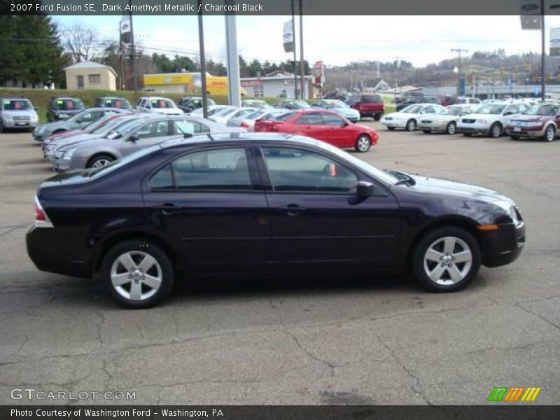 Dark Amethyst Metallic / Charcoal Black 2007 Ford Fusion SE
