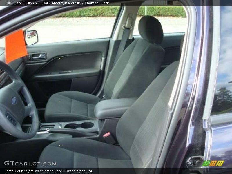 Dark Amethyst Metallic / Charcoal Black 2007 Ford Fusion SE