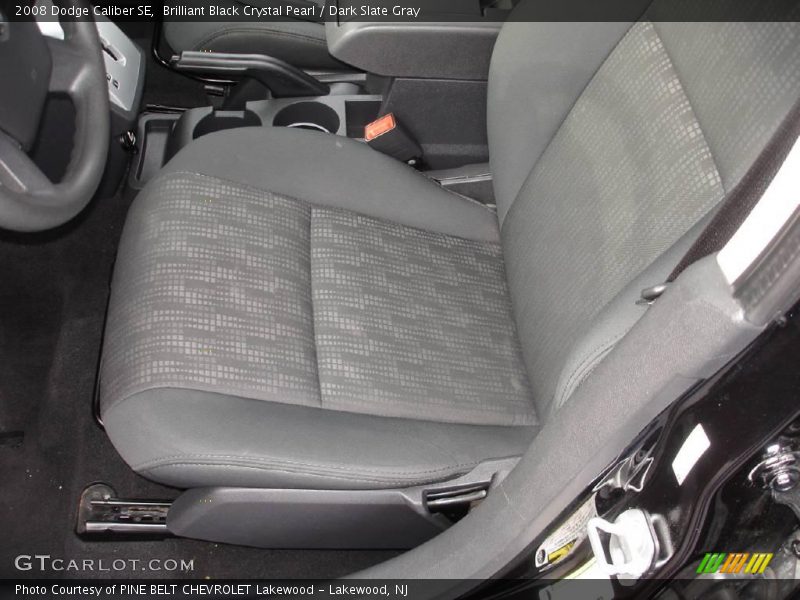 Brilliant Black Crystal Pearl / Dark Slate Gray 2008 Dodge Caliber SE