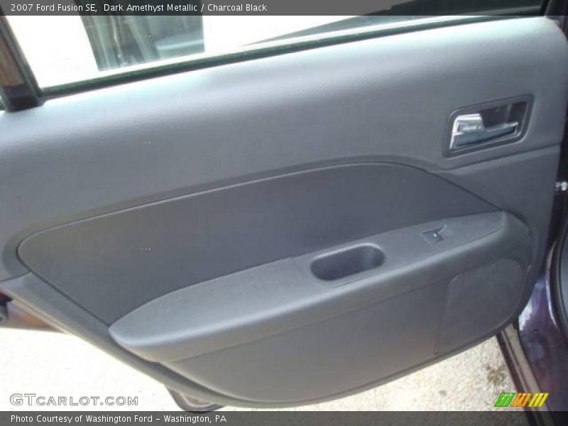 Dark Amethyst Metallic / Charcoal Black 2007 Ford Fusion SE