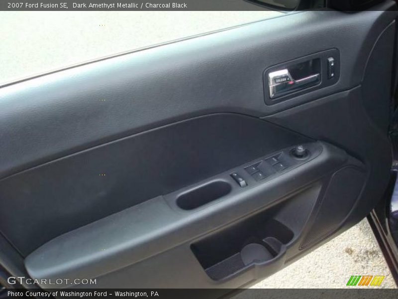 Dark Amethyst Metallic / Charcoal Black 2007 Ford Fusion SE