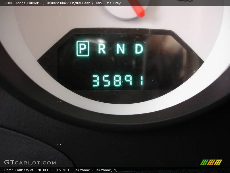 Brilliant Black Crystal Pearl / Dark Slate Gray 2008 Dodge Caliber SE
