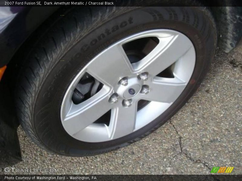 Dark Amethyst Metallic / Charcoal Black 2007 Ford Fusion SE