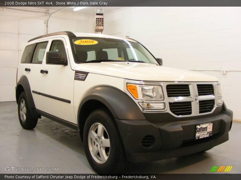 Stone White / Dark Slate Gray 2008 Dodge Nitro SXT 4x4