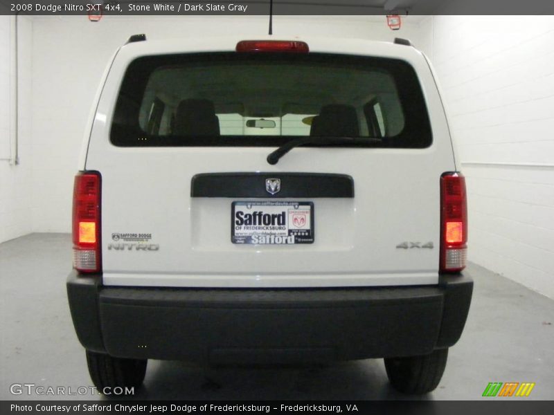 Stone White / Dark Slate Gray 2008 Dodge Nitro SXT 4x4