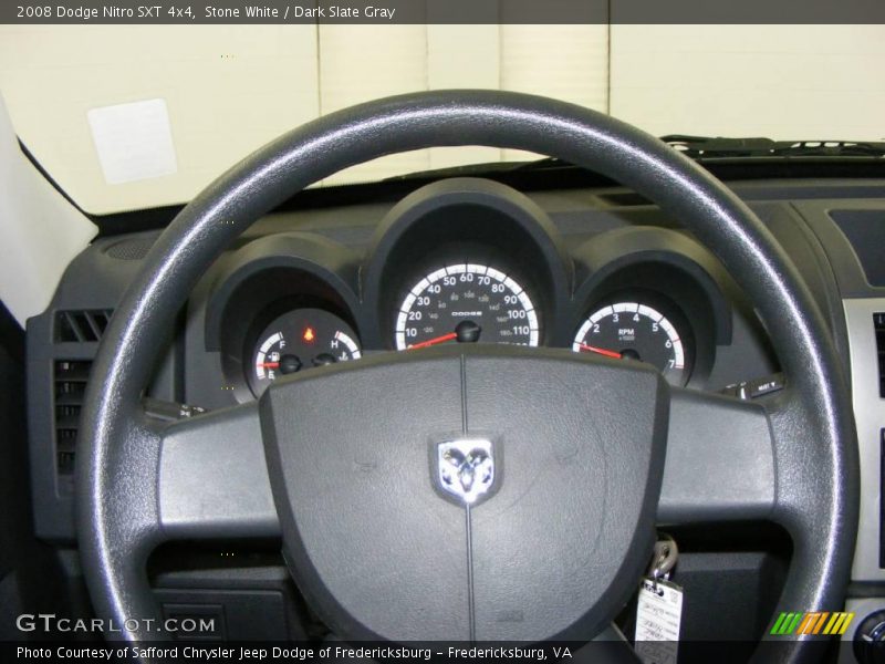 Stone White / Dark Slate Gray 2008 Dodge Nitro SXT 4x4