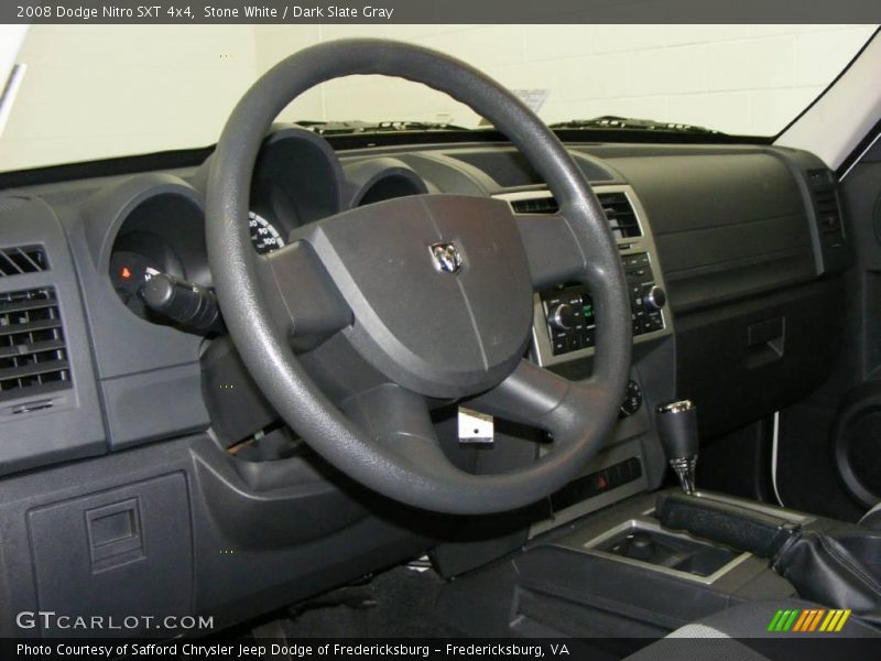 Stone White / Dark Slate Gray 2008 Dodge Nitro SXT 4x4