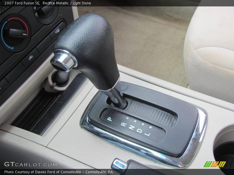 Redfire Metallic / Light Stone 2007 Ford Fusion SE