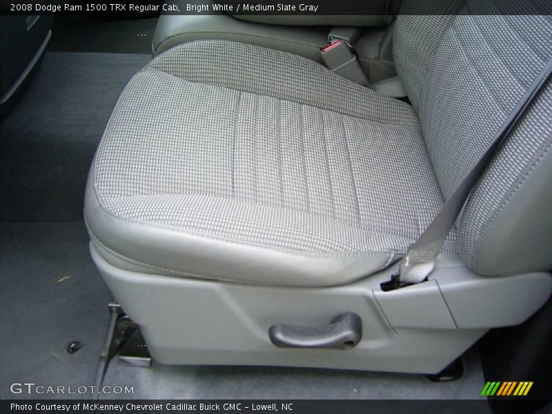 Bright White / Medium Slate Gray 2008 Dodge Ram 1500 TRX Regular Cab