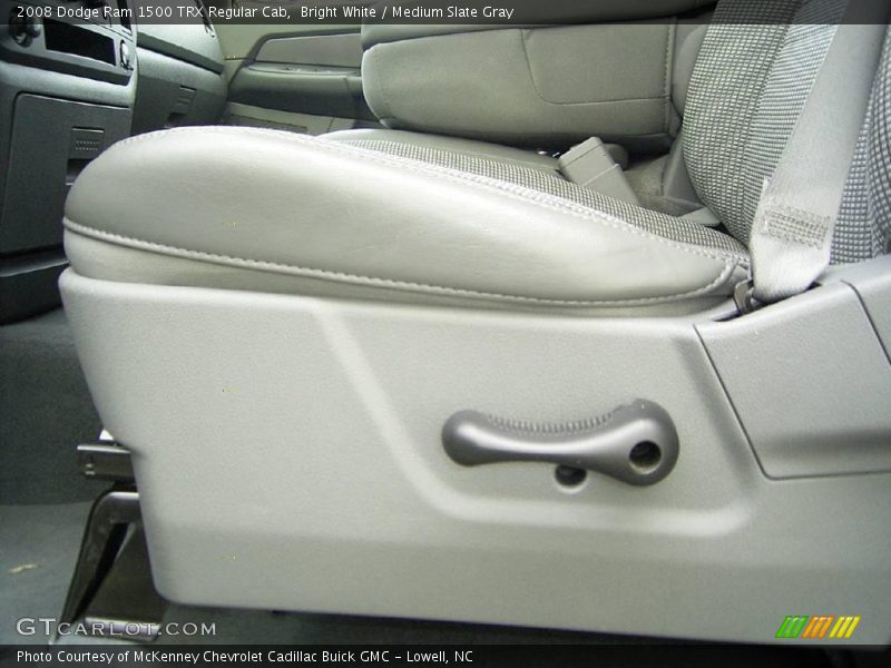 Bright White / Medium Slate Gray 2008 Dodge Ram 1500 TRX Regular Cab