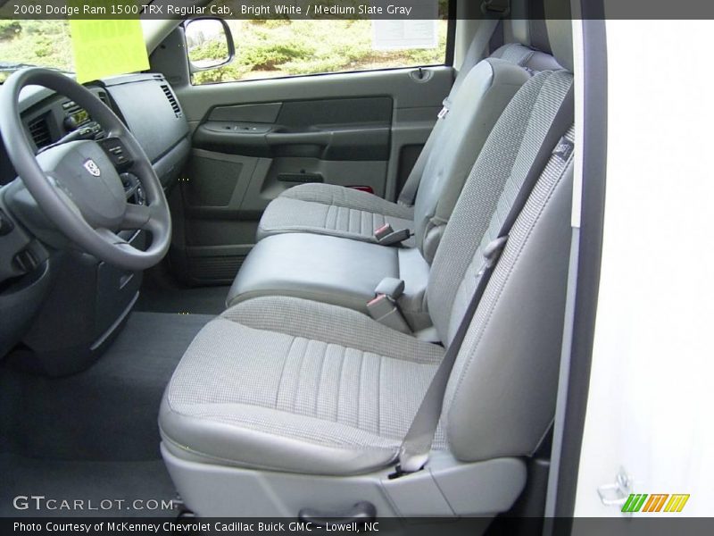 Bright White / Medium Slate Gray 2008 Dodge Ram 1500 TRX Regular Cab