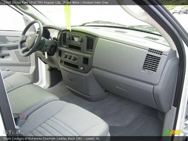 Bright White / Medium Slate Gray 2008 Dodge Ram 1500 TRX Regular Cab