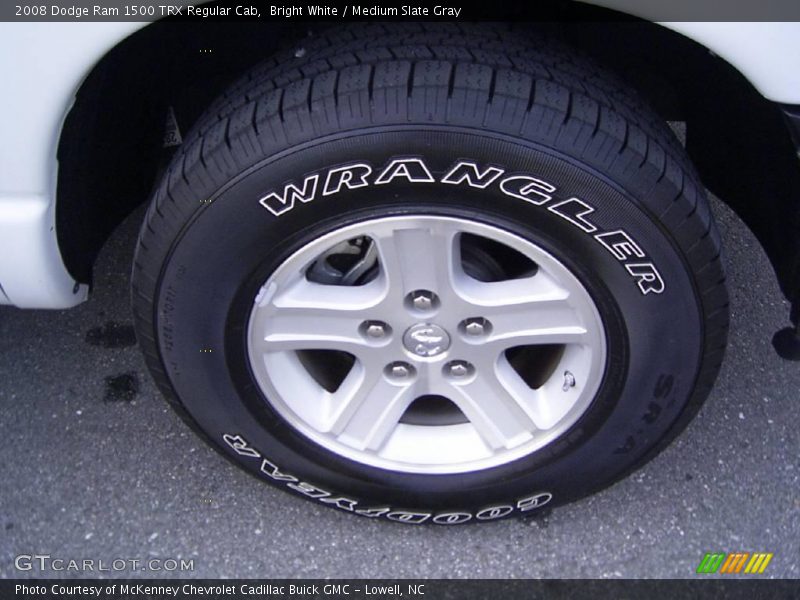 Bright White / Medium Slate Gray 2008 Dodge Ram 1500 TRX Regular Cab