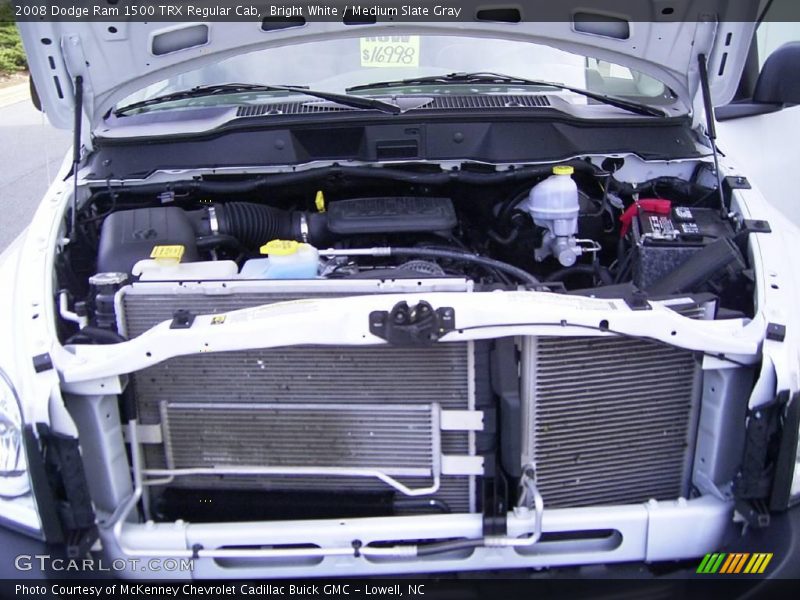 Bright White / Medium Slate Gray 2008 Dodge Ram 1500 TRX Regular Cab
