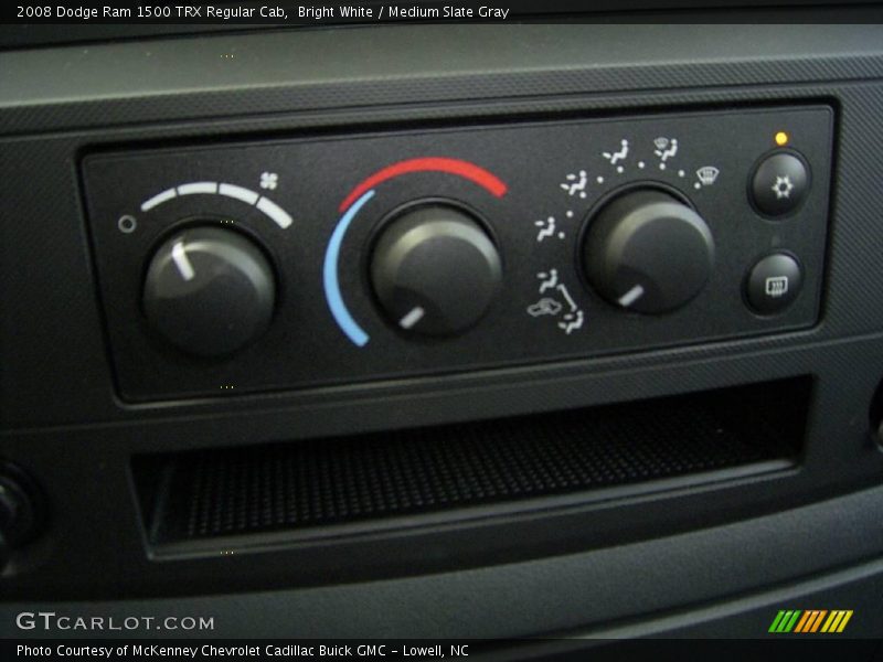 Bright White / Medium Slate Gray 2008 Dodge Ram 1500 TRX Regular Cab