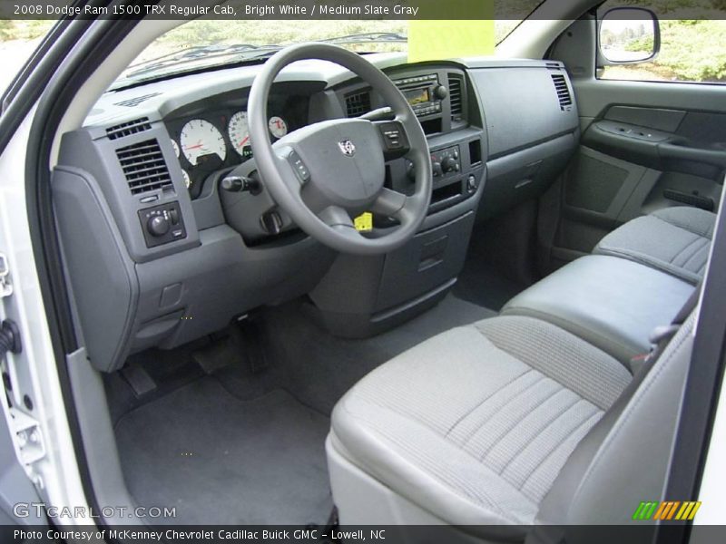 Bright White / Medium Slate Gray 2008 Dodge Ram 1500 TRX Regular Cab