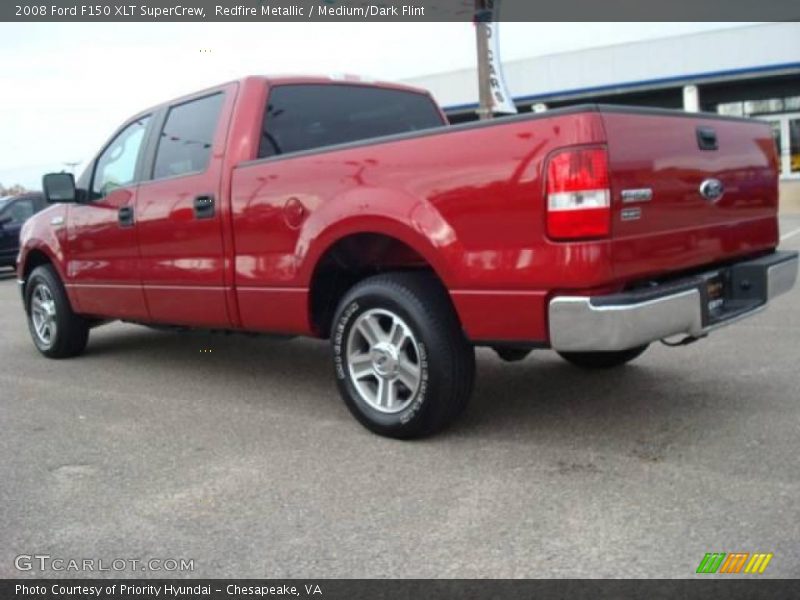 Redfire Metallic / Medium/Dark Flint 2008 Ford F150 XLT SuperCrew
