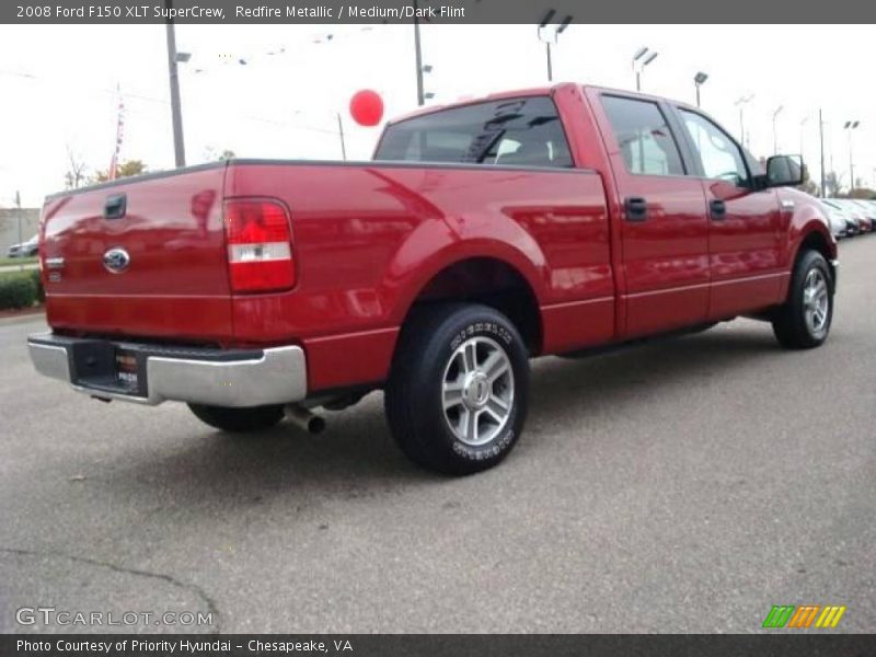 Redfire Metallic / Medium/Dark Flint 2008 Ford F150 XLT SuperCrew