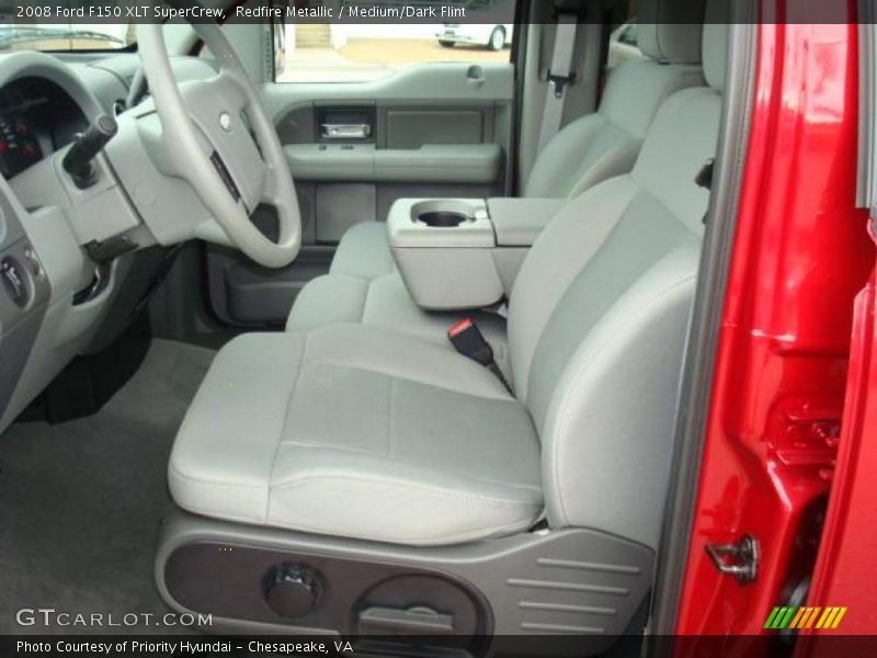 Redfire Metallic / Medium/Dark Flint 2008 Ford F150 XLT SuperCrew