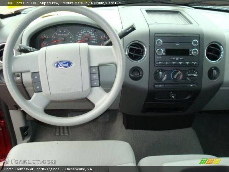 Redfire Metallic / Medium/Dark Flint 2008 Ford F150 XLT SuperCrew