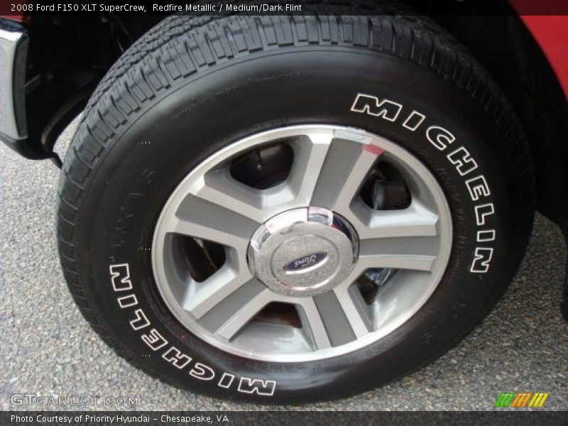 Redfire Metallic / Medium/Dark Flint 2008 Ford F150 XLT SuperCrew