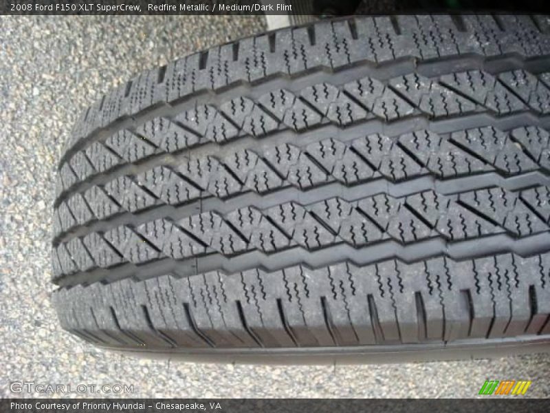 Redfire Metallic / Medium/Dark Flint 2008 Ford F150 XLT SuperCrew