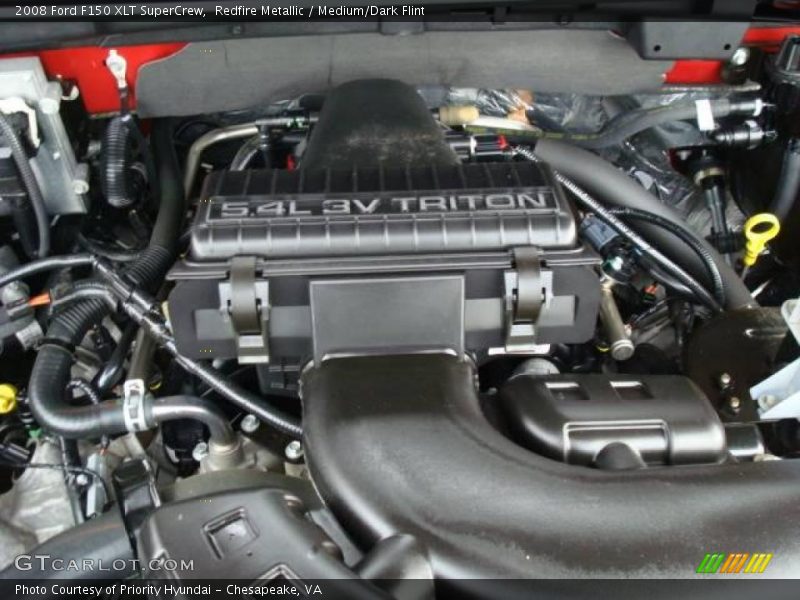 Redfire Metallic / Medium/Dark Flint 2008 Ford F150 XLT SuperCrew