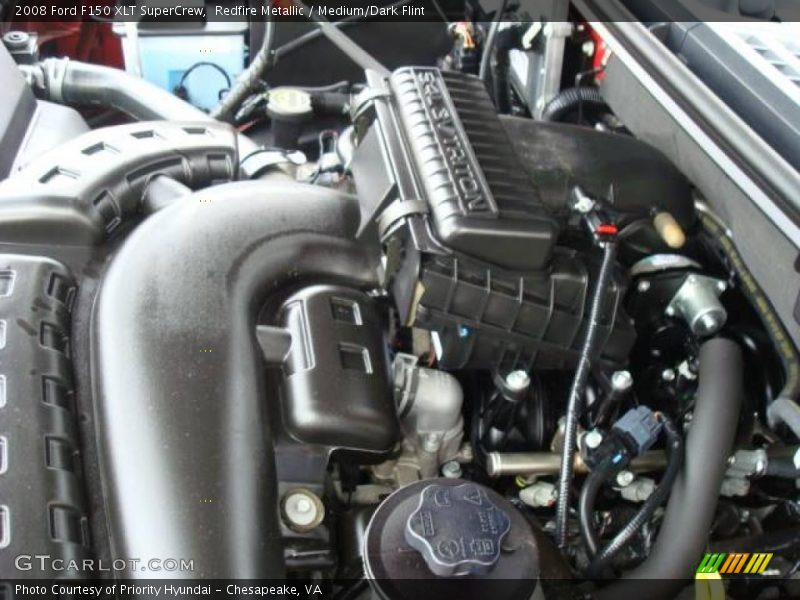 Redfire Metallic / Medium/Dark Flint 2008 Ford F150 XLT SuperCrew