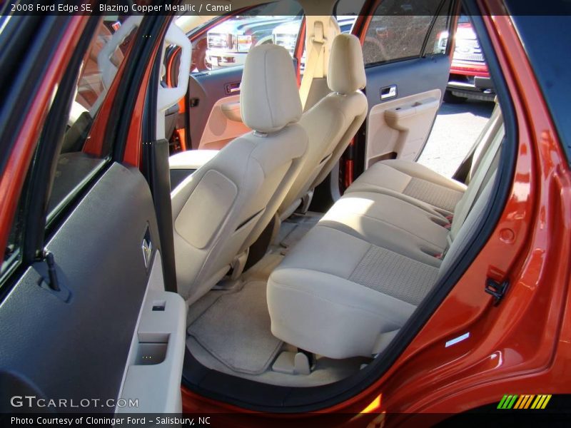 Blazing Copper Metallic / Camel 2008 Ford Edge SE