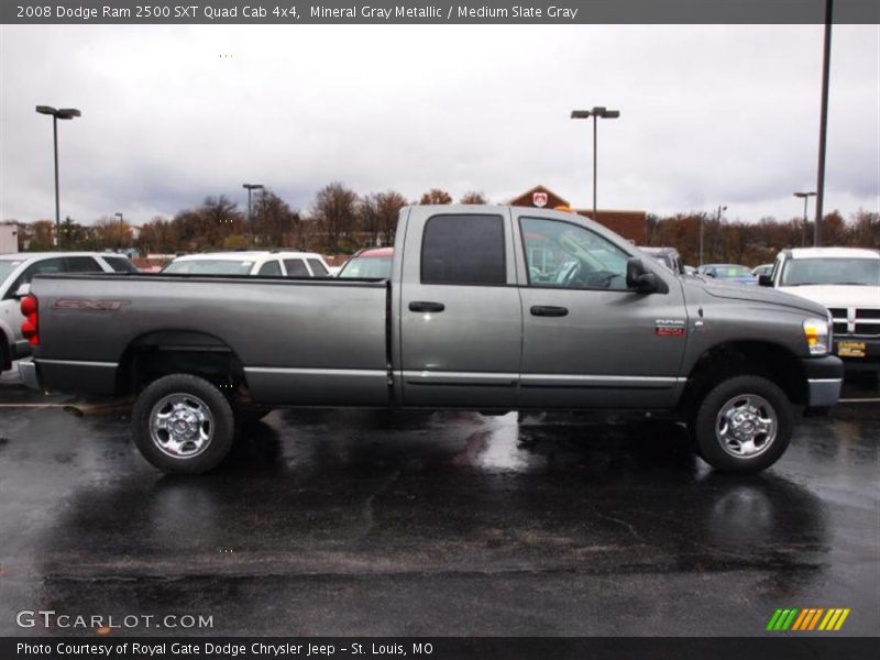 Mineral Gray Metallic / Medium Slate Gray 2008 Dodge Ram 2500 SXT Quad Cab 4x4