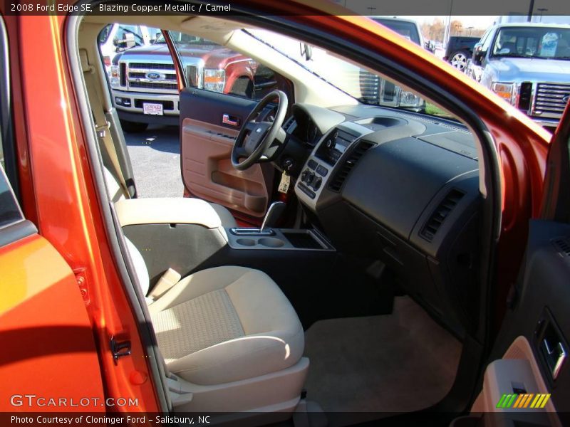 Blazing Copper Metallic / Camel 2008 Ford Edge SE