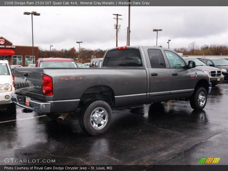 Mineral Gray Metallic / Medium Slate Gray 2008 Dodge Ram 2500 SXT Quad Cab 4x4