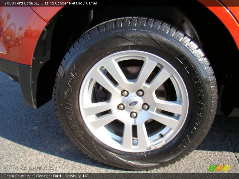 Blazing Copper Metallic / Camel 2008 Ford Edge SE