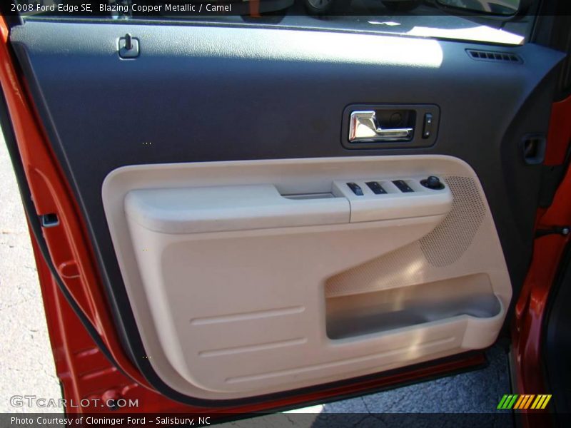 Blazing Copper Metallic / Camel 2008 Ford Edge SE